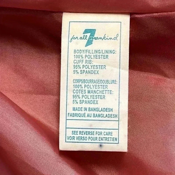 7 for all Mankind - NWOT - poly filled winter puffer jacket. Size 18 mo - Picture 6 of 6